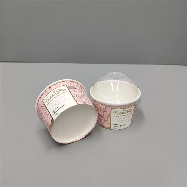 4 ounce ice cream cups with dome lids