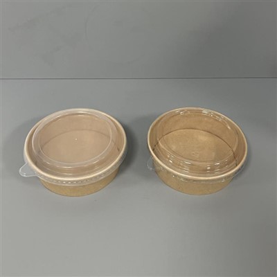 500 ml-es 150 mm-es barna nátronpapír tál